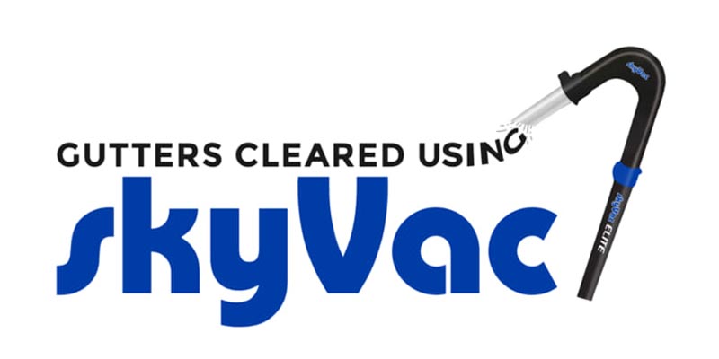 SkyVac professional gutter cleaning system