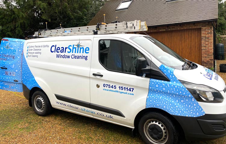 clearshine branded van